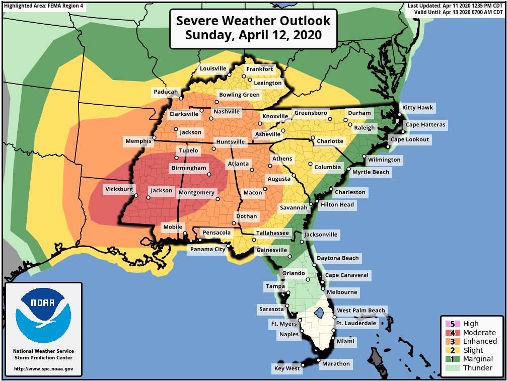 Severe weather expected through holiday weekend | | wtva.com Severe weather expected to continue through easter weekend